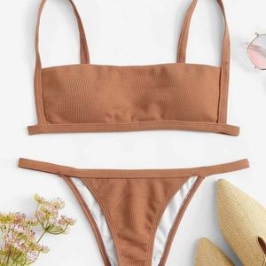 Shein tan bikini